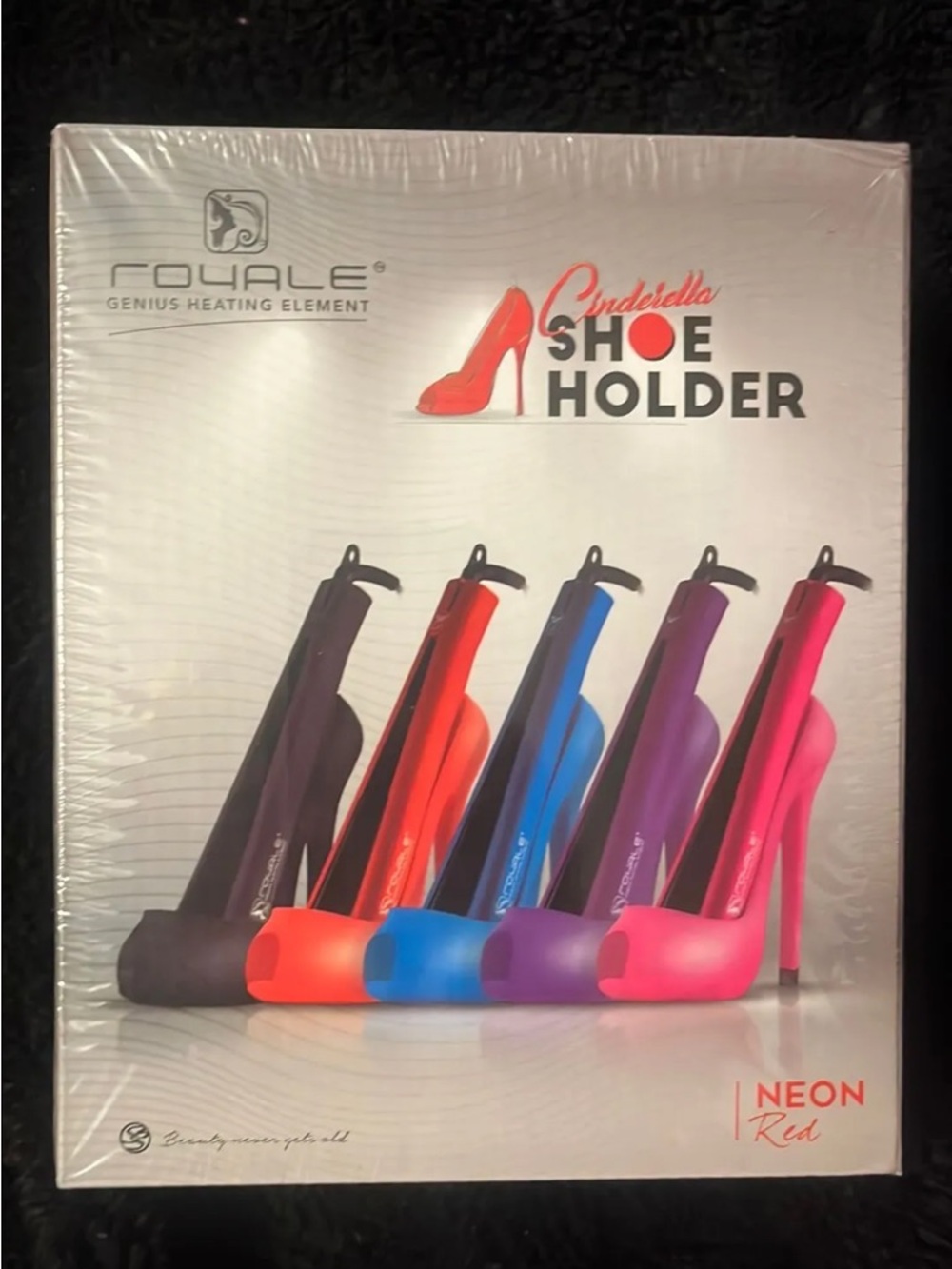 Royale Cinderella Shoe Holder - Neon Red